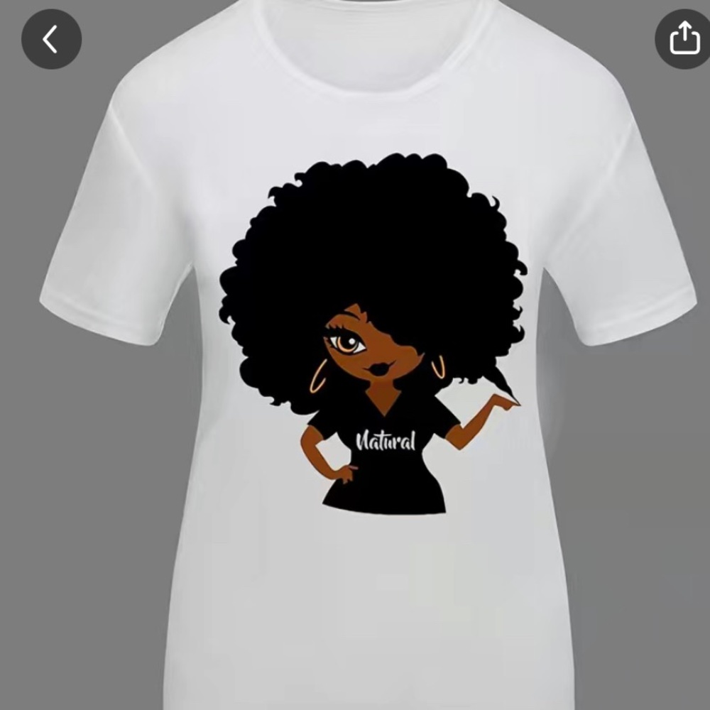 Figure Graphic Round Neck Casual T-shirt